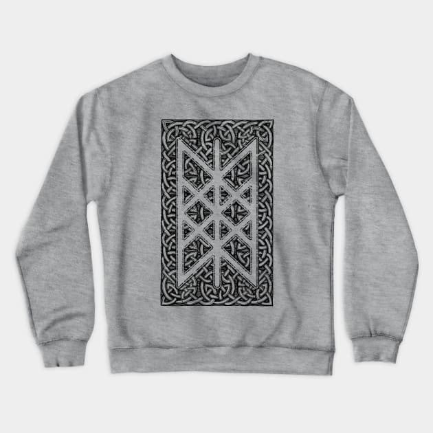 Web of Wyrd  -The Matrix of Fate Crewneck Sweatshirt by Nartissima